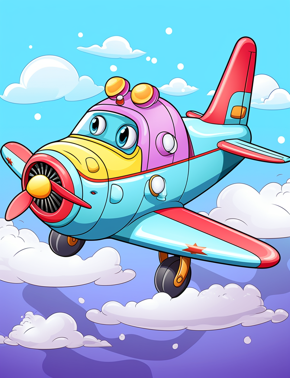 200 Cute Airplane Coloring Pages – A High-Flying Adventure in Creativity!