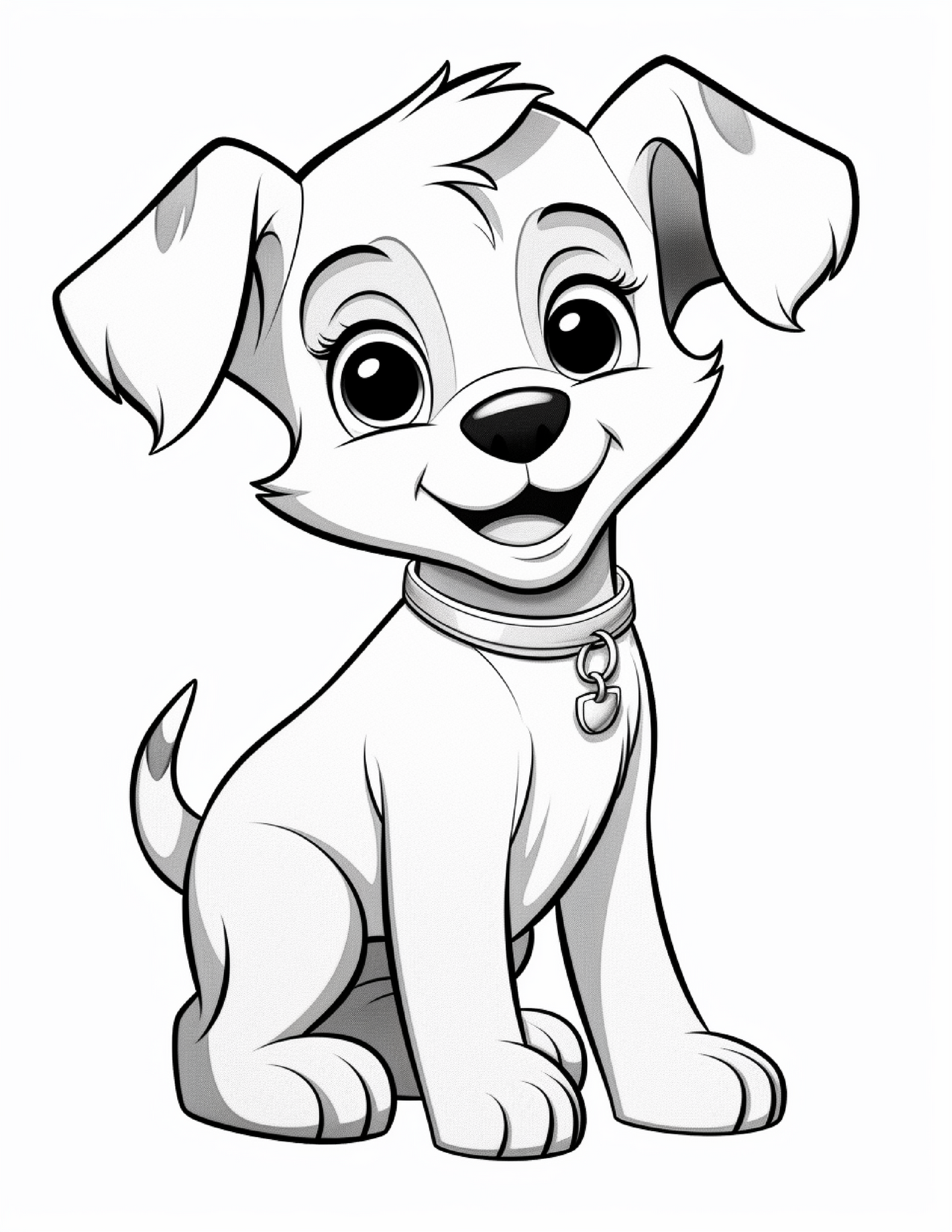 200 Cute & Adorable Dog Coloring Pages – Perfect for Dog Lovers!