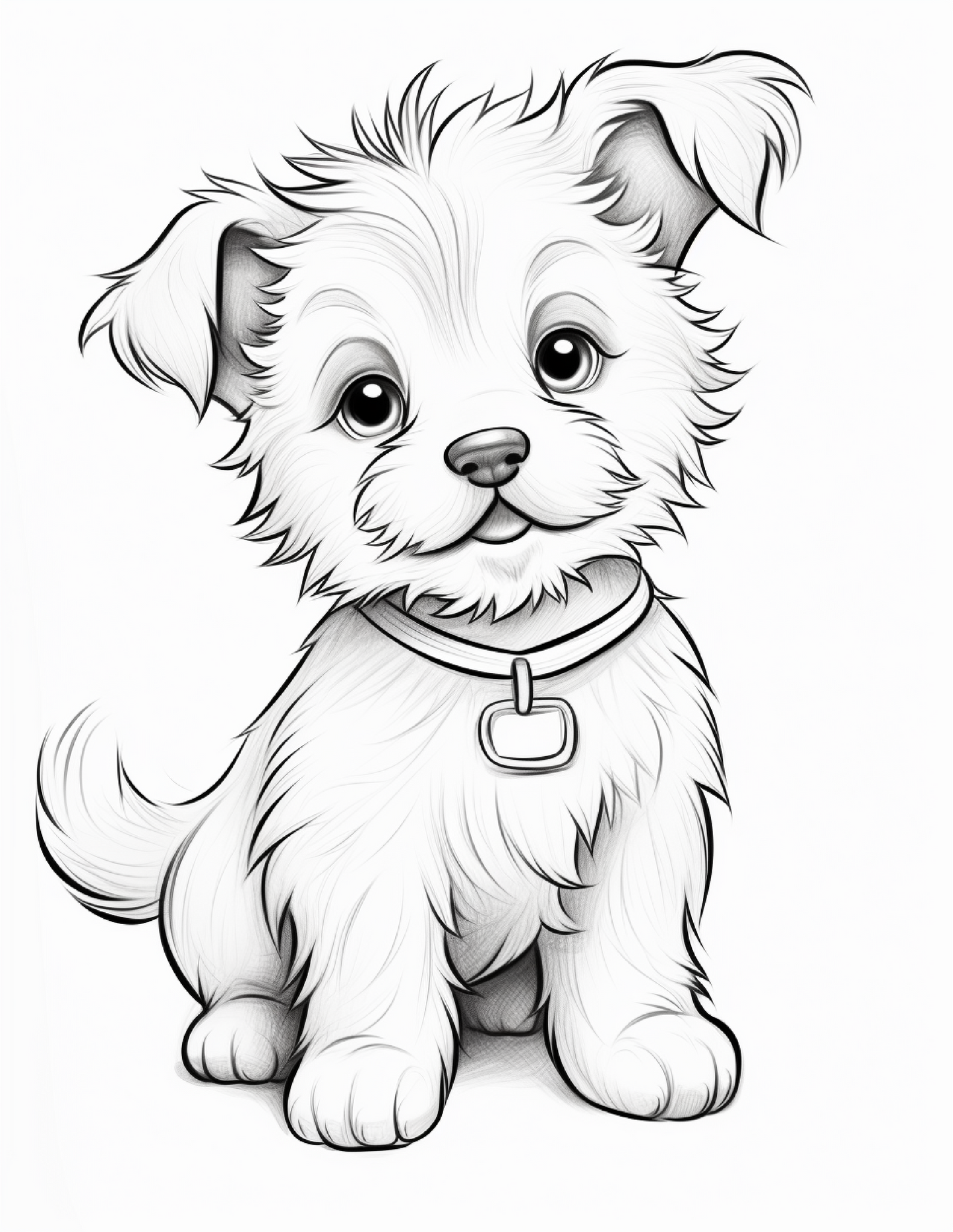 200 Cute & Adorable Dog Coloring Pages – Perfect for Dog Lovers!