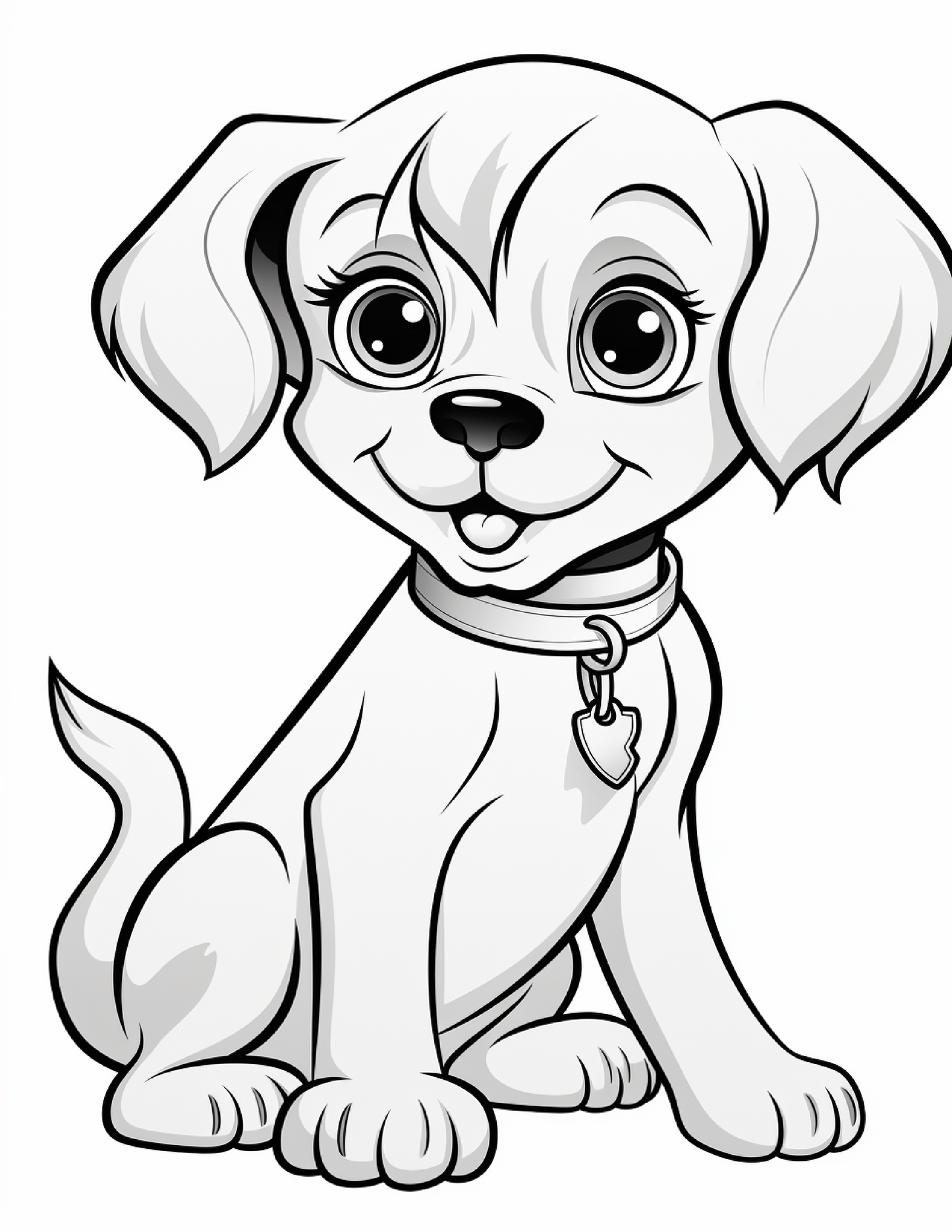 200 Cute & Adorable Dog Coloring Pages – Perfect for Dog Lovers!